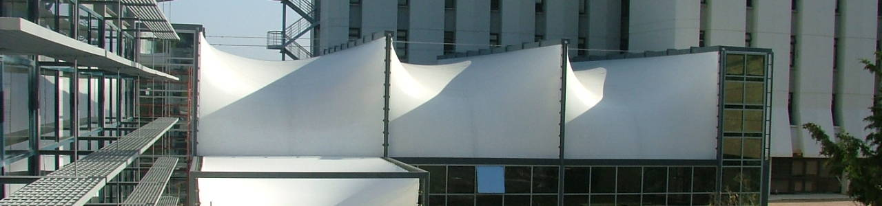 Roof structure, Amado Building, Technion, Haifa, Israel